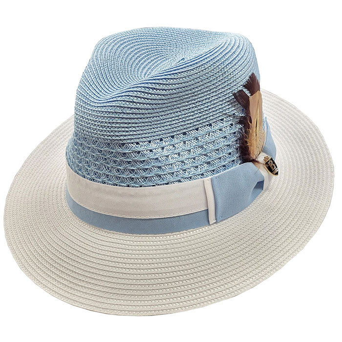Bruno Capelo Belvedere Fedora Straw Hat