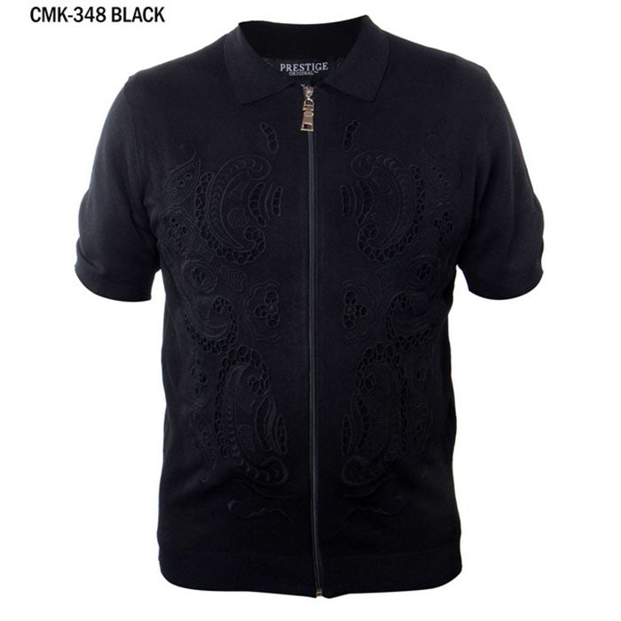 Prestige CMK-348 Short Sleeve Full Zip Shirt