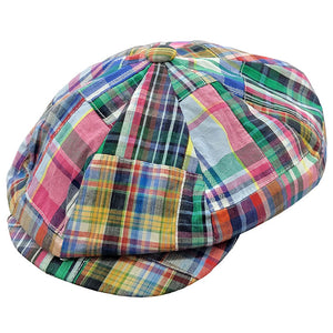 Capas Madras Summer Newsboy Cap