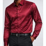 Stacy Adams Satin Shirt 29000