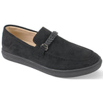 718 Moc Toe Woven Strap Slip-on