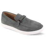 718 Moc Toe Woven Strap Slip-on