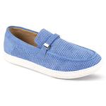 718 Moc Toe Woven Strap Slip-on