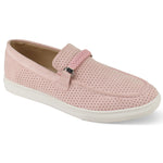 718 Moc Toe Woven Strap Slip-on