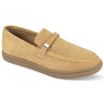 718 Moc Toe Woven Strap Slip-on