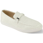 718 Moc Toe Woven Strap Slip-on