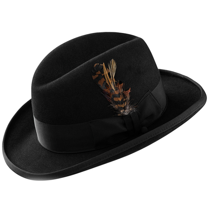 Selentino Alpha Furfelt Homburg Hat