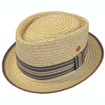 Mayser Andy Straw Pork Pie Hat