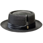 Bruno Capelo Rafaele Straw Pork Pie Hat