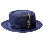Bruno Capelo Rafaele Straw Pork Pie Hat