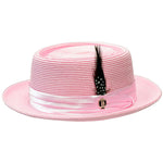 Bruno Capelo Rafaele Straw Pork Pie Hat