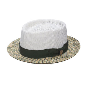 Dobbs Buster Straw Pork Pie Hat