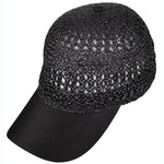 Vented Straw Baseball Cap