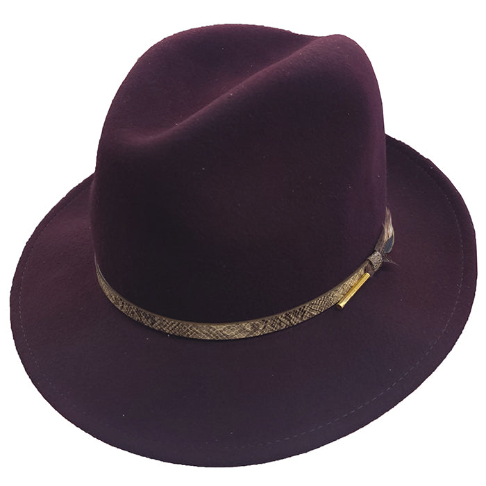 IN STORE EXCLUSIVE: Trimmed and Crowned Chicago Fedora Hat