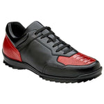 Corvo Ostrich and Italian Leather Exotic Sneaker by Belvedere