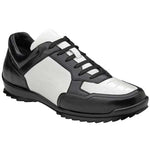 Corvo Ostrich and Italian Leather Exotic Sneaker by Belvedere