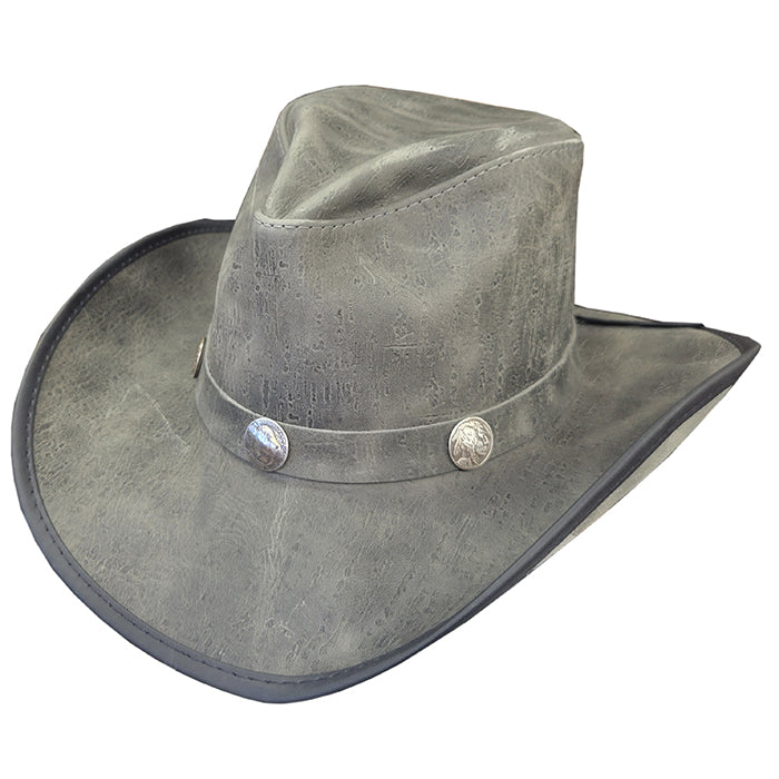 Cyclone  Mens Leather Cowboy Hat – American Hat Makers