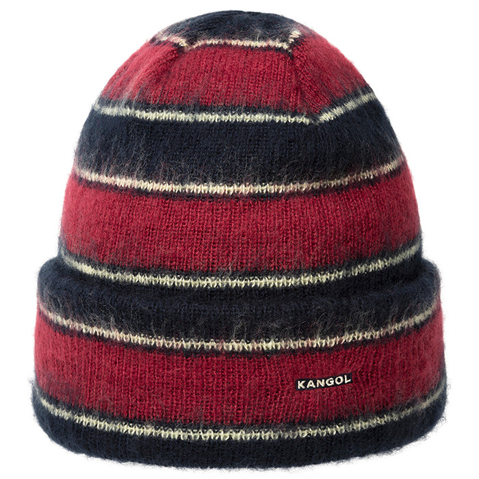 Kangol Fuzzy Stripe Beanie Cap