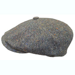 Doria Mario Herringbone Newsboy Cap
