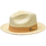 Naples Snap Brim Straw Fedora by Bruno Capelo