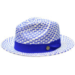 Naples Snap Brim Straw Fedora by Bruno Capelo