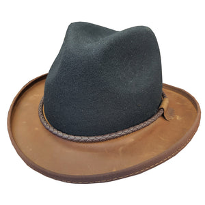 American Hat Makers Peak Fedora Hat