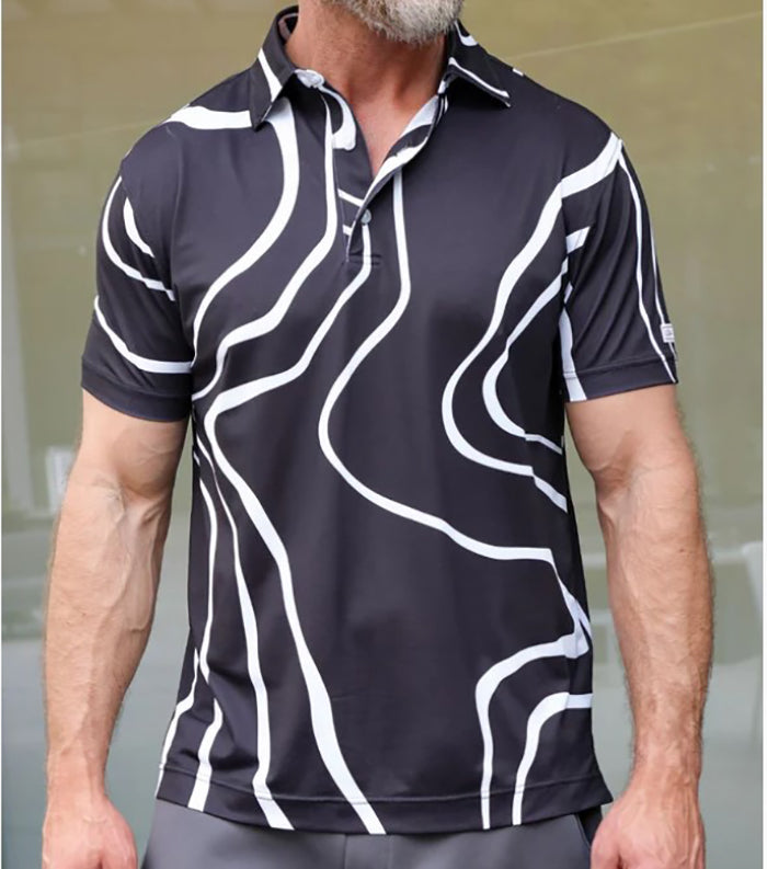 USA Palm Pique Stretch Polo Shirt