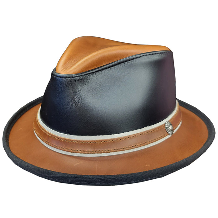 American Hat Makers Rocky Leather Hat