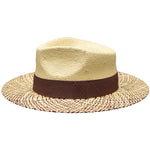Signature Wide Flat Brim Straw by Bruno Capelo