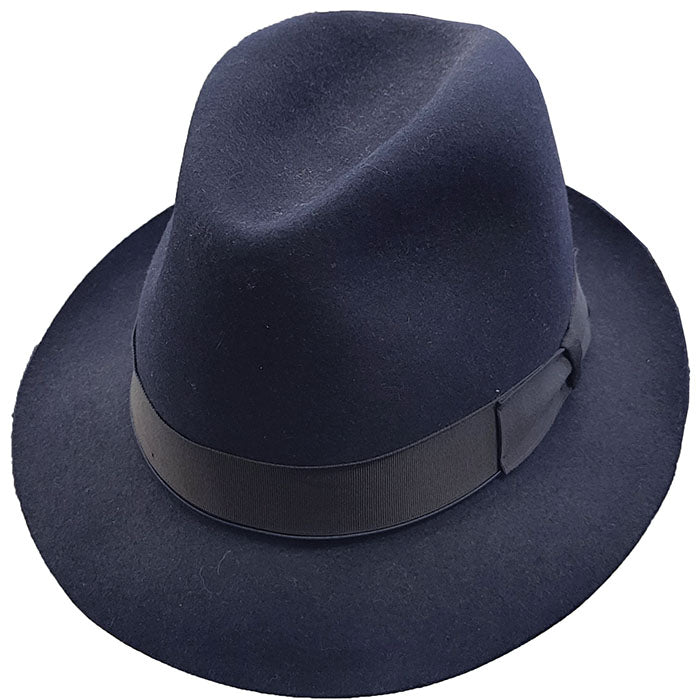 Borsalino Virgilio Fur Felt Fedora Hat