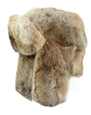 Crown Cap Rabbit Full Fur Hat