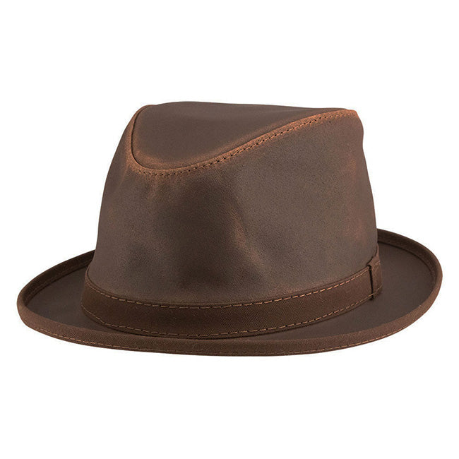 American Hat Makers Soho Leather Hat