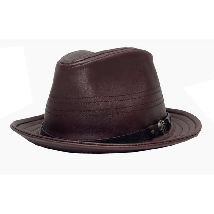 American Hat Makers Balboa Leather Hat