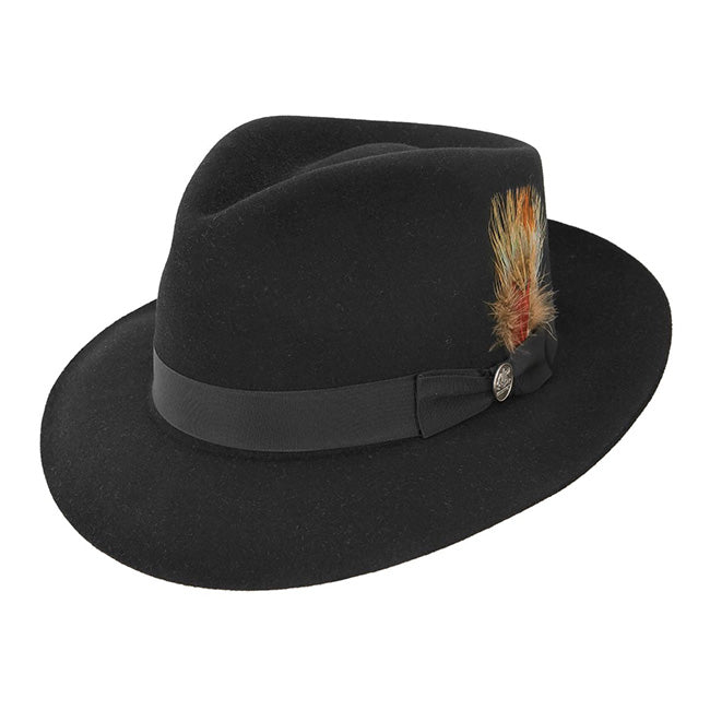 Stetson Downs Fur Felt Fedora Hat