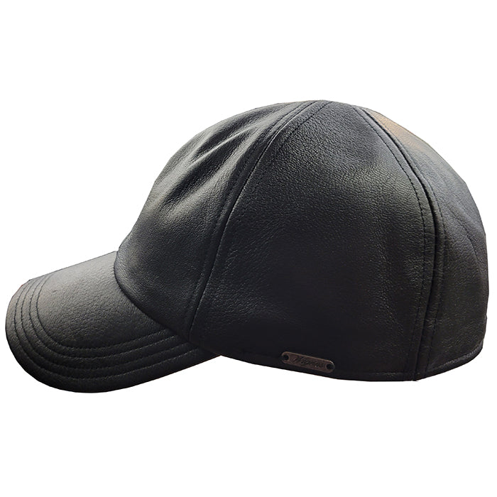 Wigens Men's Wool Baseball Cap with Earflaps Size: 58 Grey