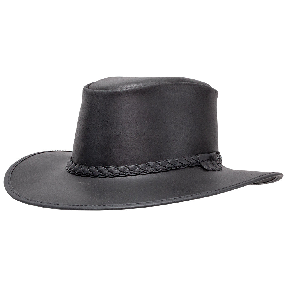 American Hat Makers Bravo Leather Hat – Sid's Clothing and Hats