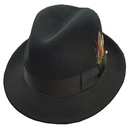 Capas Lite Felt Blues Brothers Fedora Hat