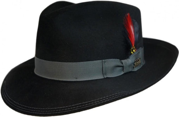 Stetson benchley beaver fur felt sale fedora