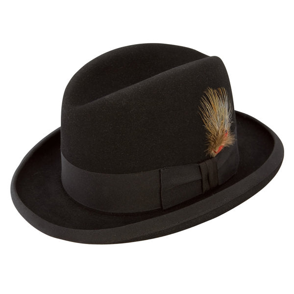 Stetson Homburg Wool Dress Hat – Sid's Clothing and Hats Stetson Homburg Wool Dress Hat – Sid's Clothing and Hats